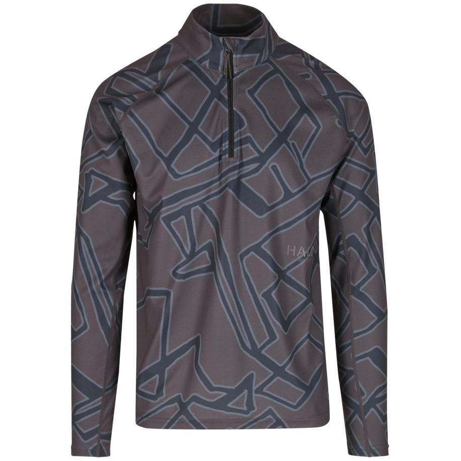 HALO Functioneel shirt marine / opaal / donkergrijs Grijs