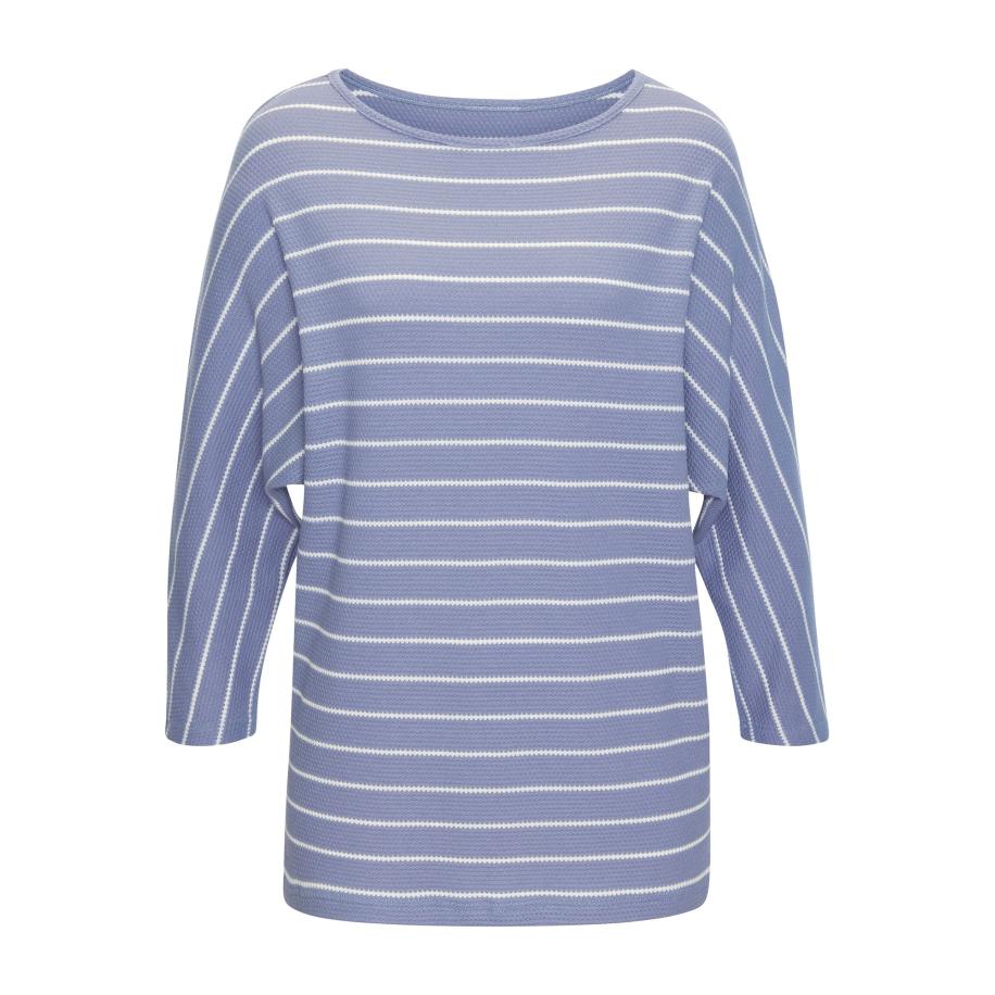 VIVANCE VIVANCE Shirt lichtblauw / offwhite -