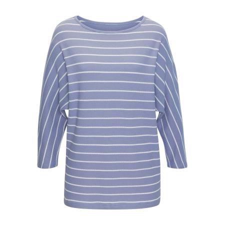 VIVANCE VIVANCE Shirt lichtblauw / offwhite