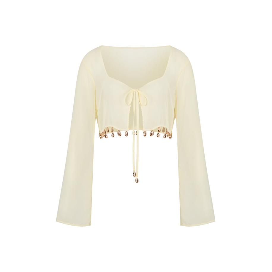 Moda Minx Moda Minx Shirt beige -