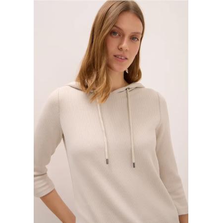 CECIL Hoodie Shirt met geribde structuur