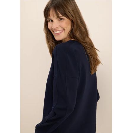 CECIL Shirt met geribde strepen