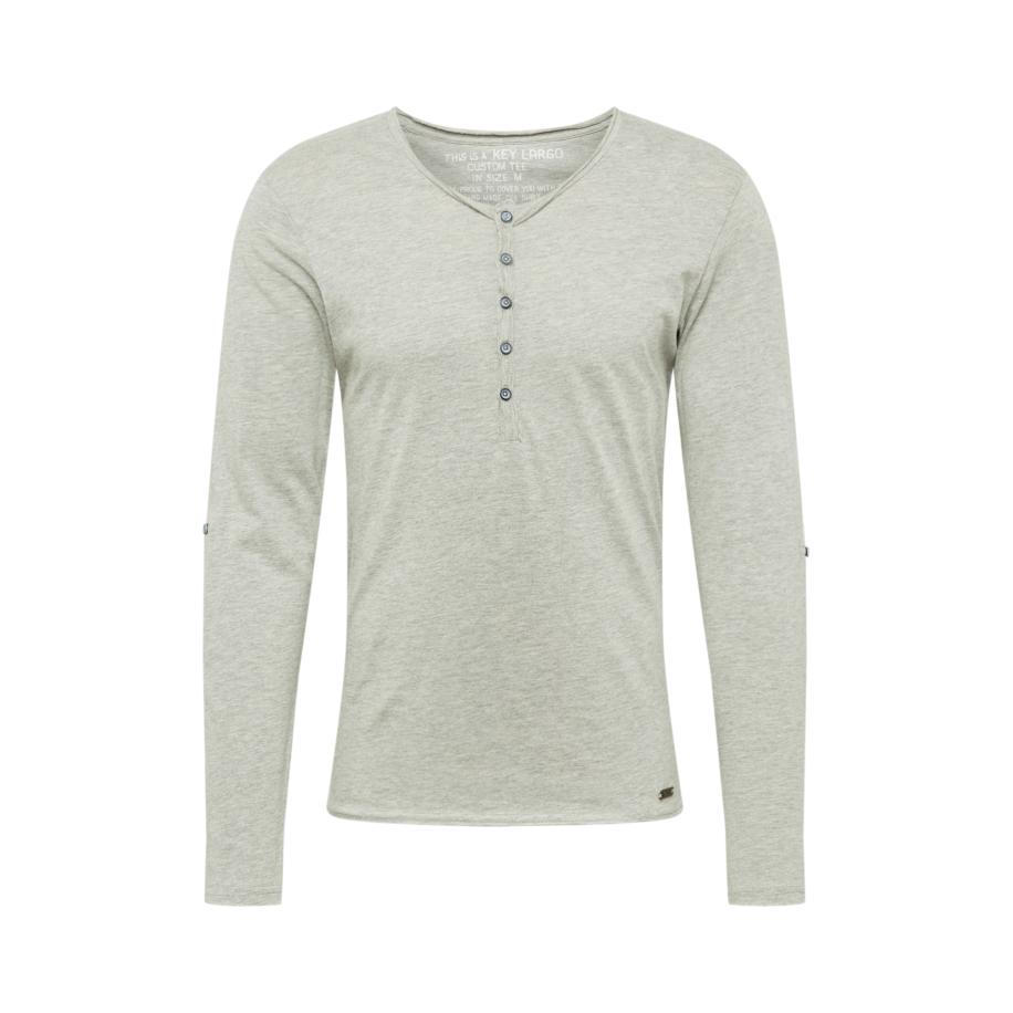 Key Largo Key Largo Shirt MLS00038 zilvergrijs -