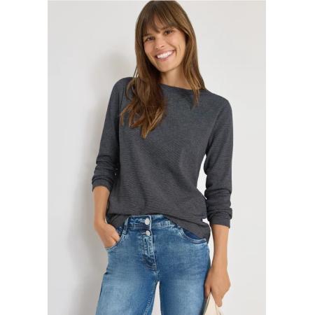 CECIL Shirt met fijne strepen