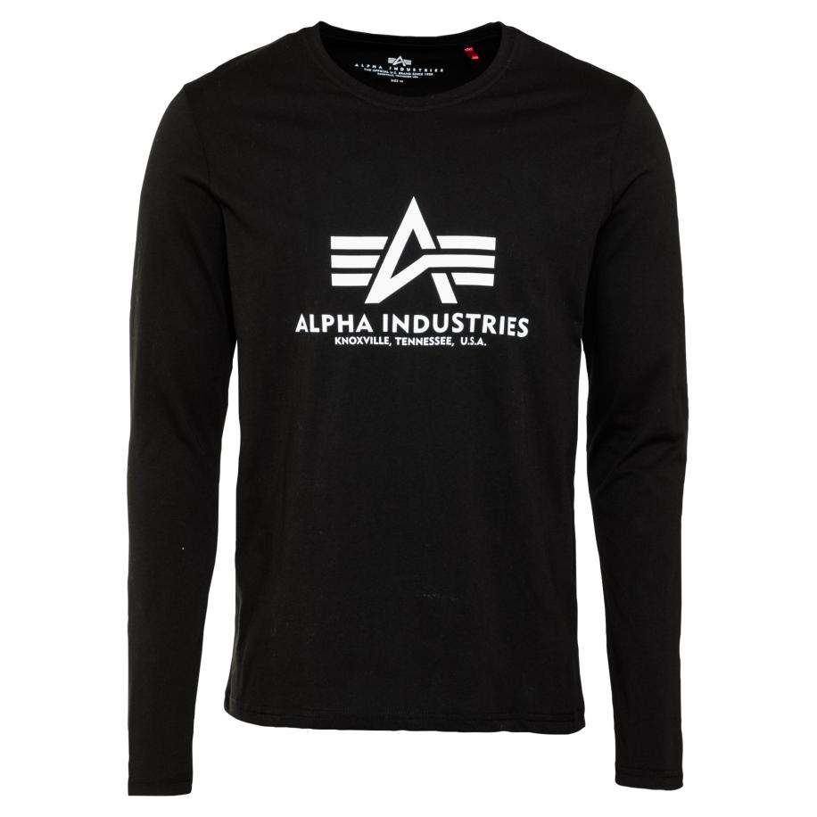 Alpha Industries ALPHA INDUSTRIES Shirt zwart / wit -