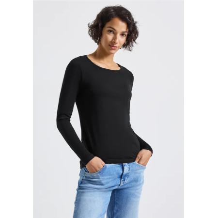 Street One Basic shirt met lange mouwen