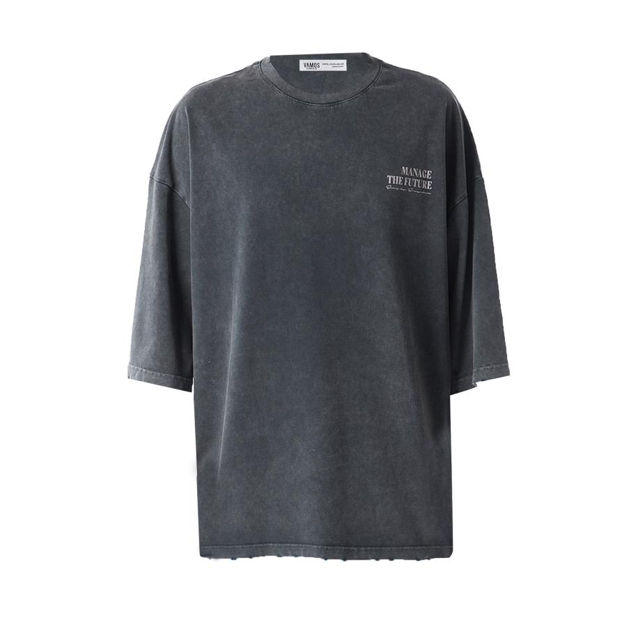 VAMOS CLO VAMOS CLO Shirt zwart / wit -