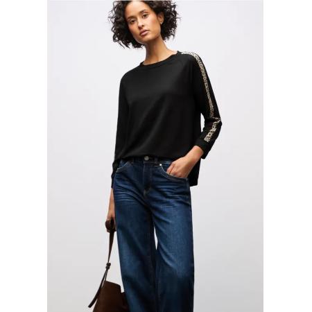 Street One Shirt met leo gallon strepen