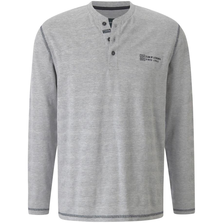 BABISTA Longsleeve grijs, Effen -