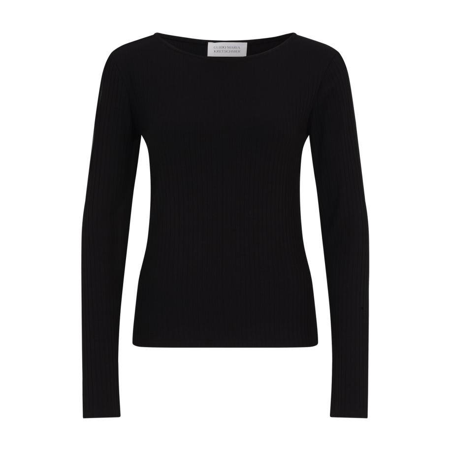 Guido Maria Kretschmer Guido Maria Kretschmer Women Shirt Julie zwart -