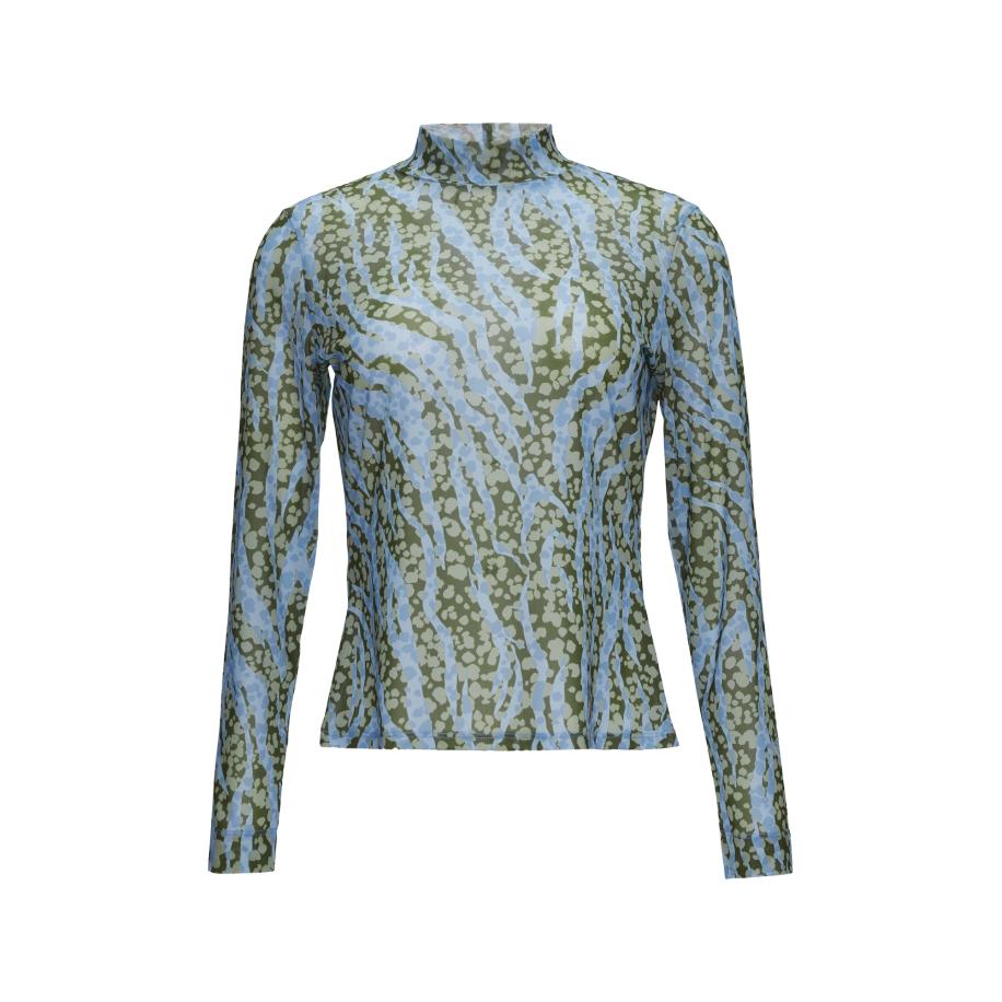 comma casual identity comma casual identity Shirt duifblauw / groen -