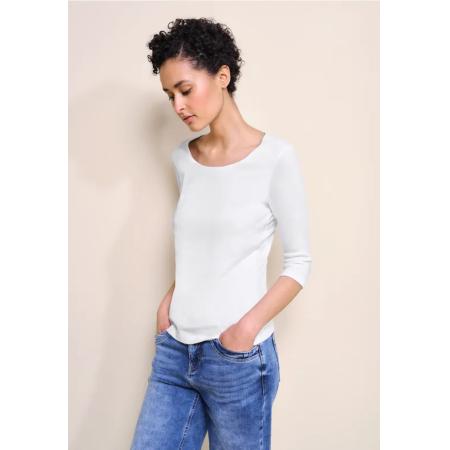 Street One Shirt in effen kleur