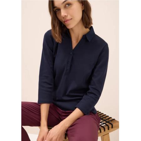 CECIL Poloshirt met 3/4 mouwen