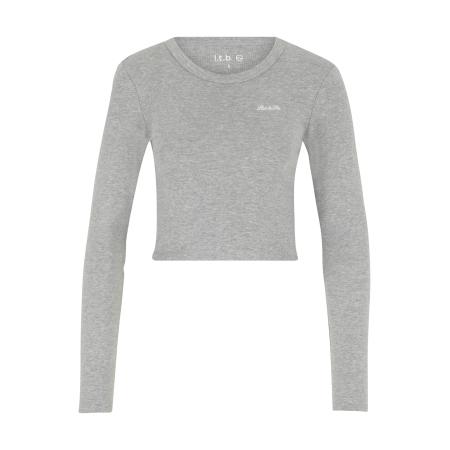 LTB LTB Shirt Lenka grijs gemêleerd