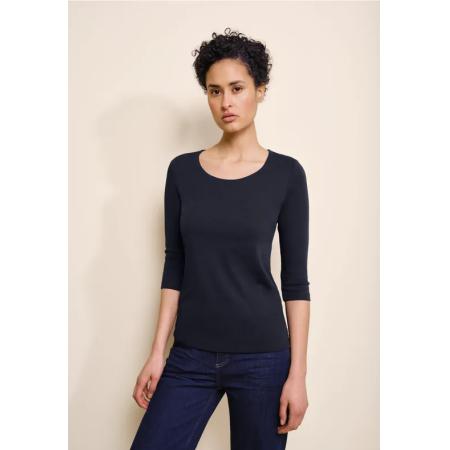 Street One Shirt in effen kleur