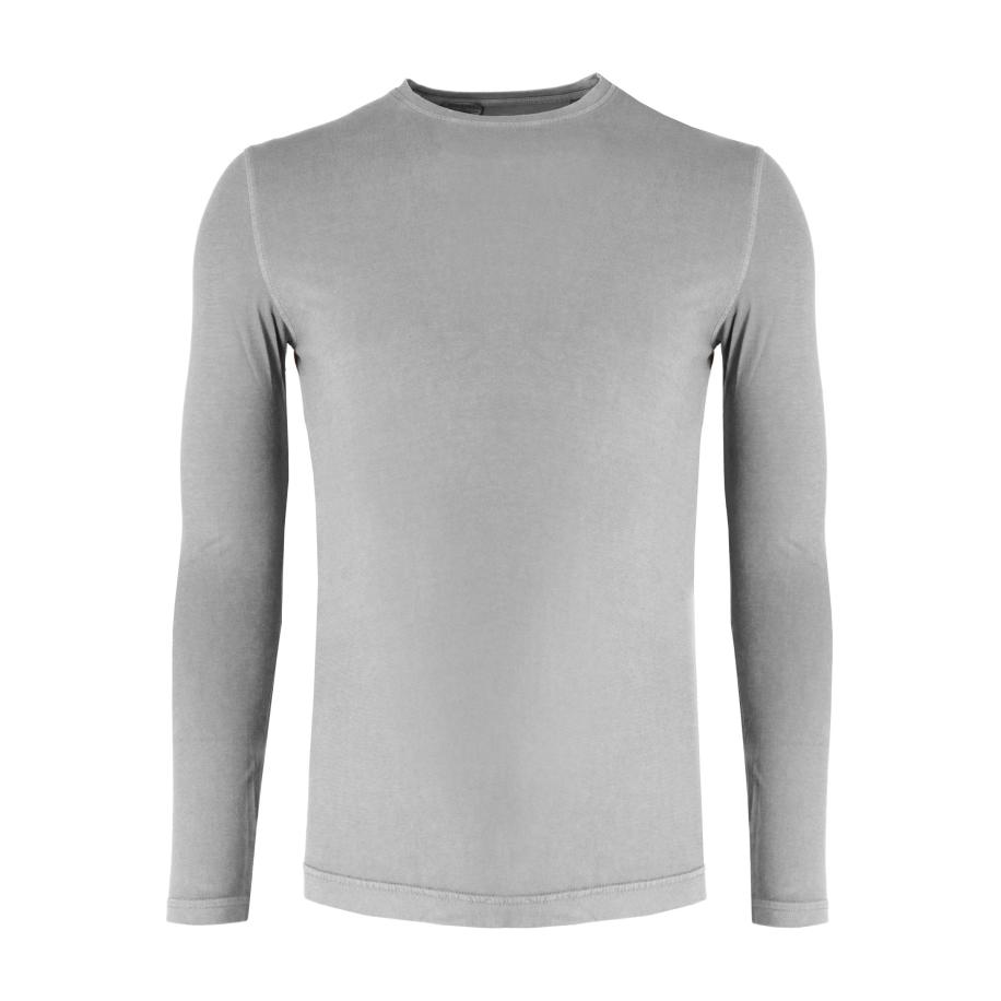 Marvelis Casual Longsleeve lichtgrijs, Effen Grijs