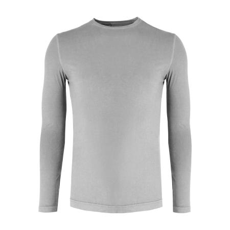 Marvelis Casual Longsleeve lichtgrijs, Effen