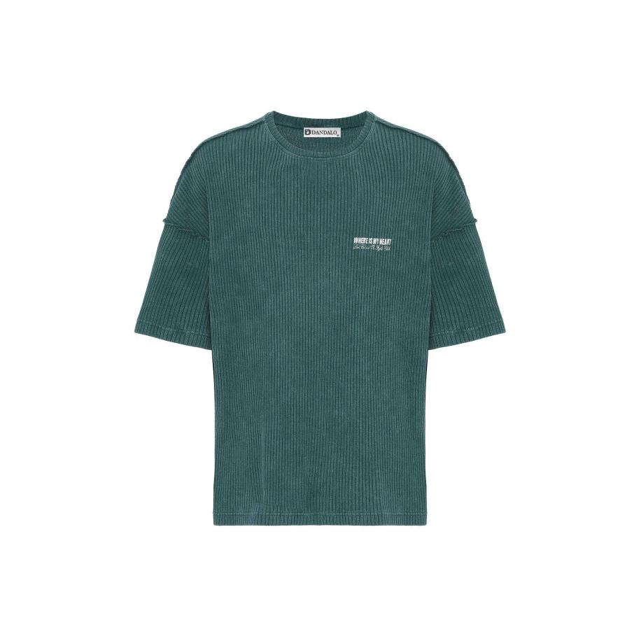 Dandalo Dandalo Shirt smaragd / wit -