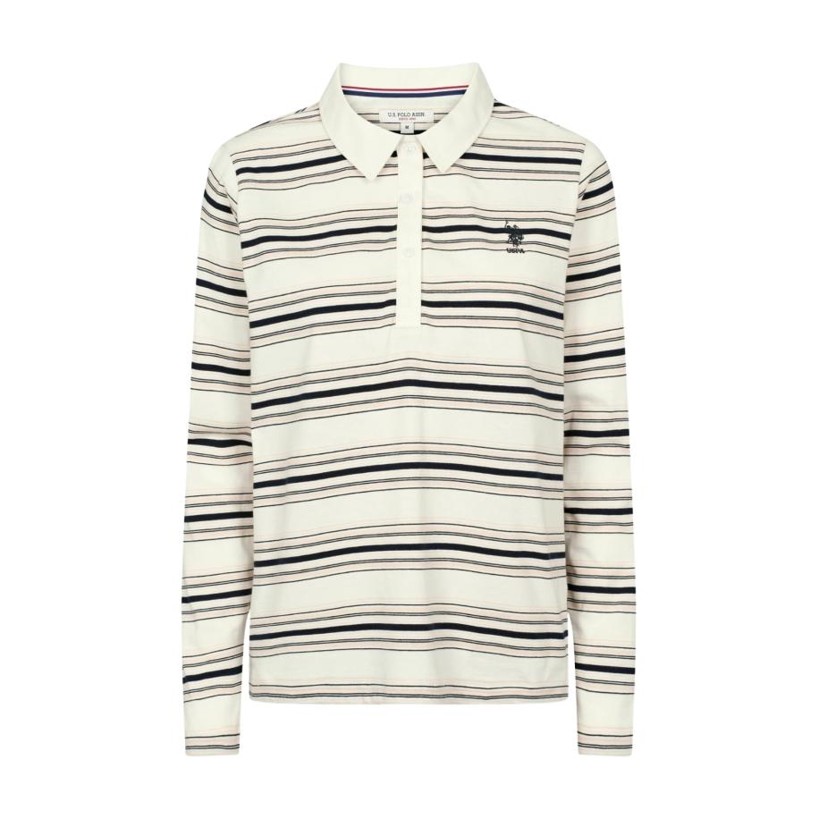 U.S. Polo Assn. U.S. POLO ASSN. Shirt Nanna rosa / zwart / natuurwit -