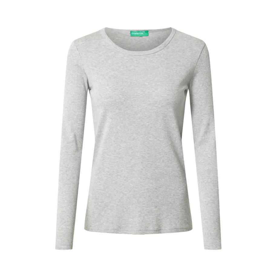 United Colors of Benetton UNITED COLORS OF BENETTON Shirt lichtgrijs / grijs gemêleerd -