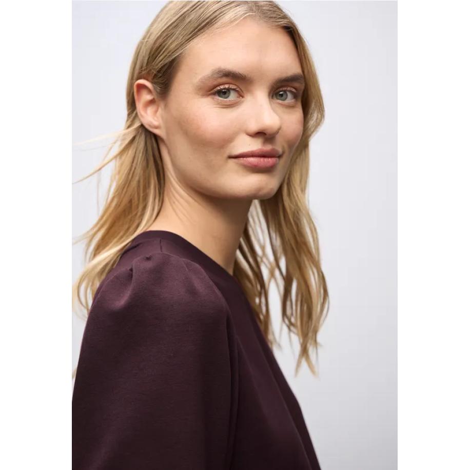 Street One Silk-Look Shirt Rood