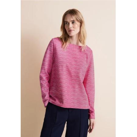 Street One Shirt met structuur en lange mouwen