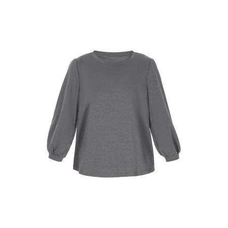 IDONY IDONY Shirt Fashion Look donkergrijs