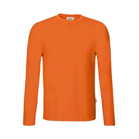 HAKRO 279 Longsleeve oranje, Effen