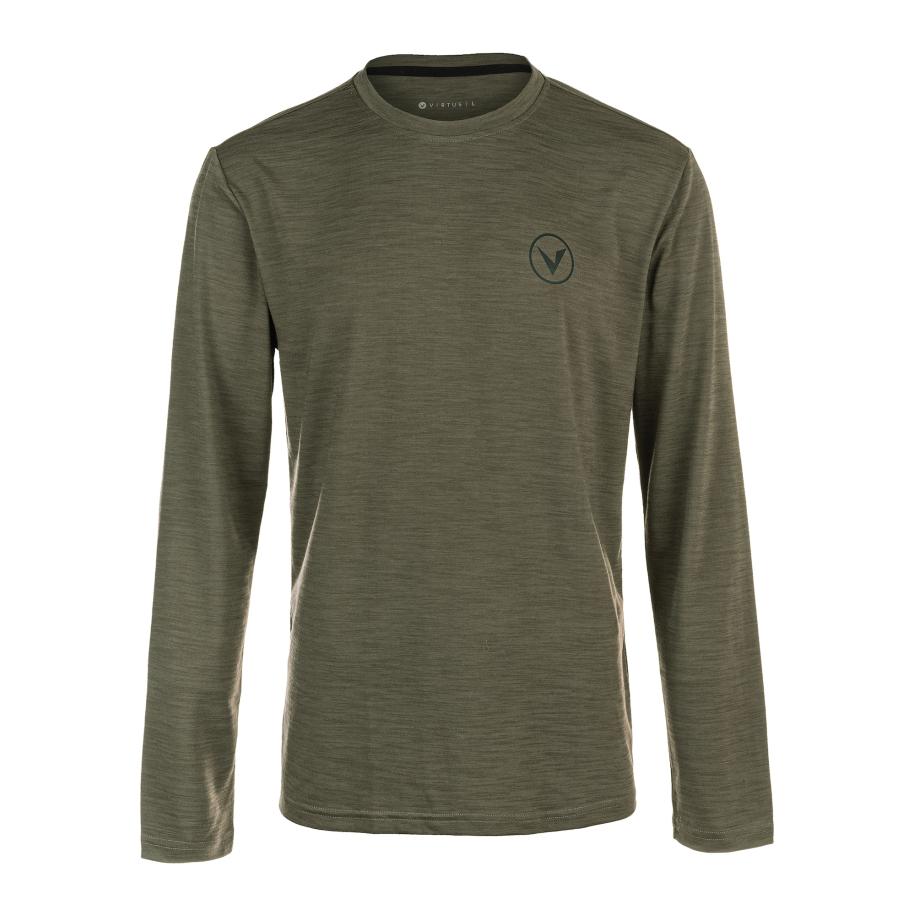 Virtus Virtus Functioneel shirt JOKER olijfgroen -