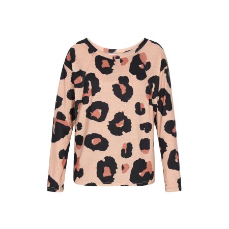 NALLY NALLY Shirt Fashion Look nude / pitaja roze / zwart