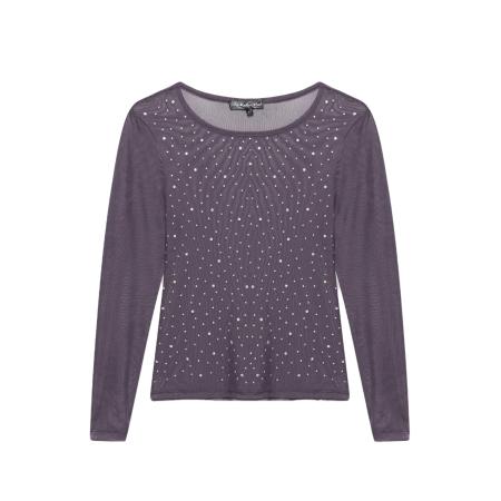 No Matter What No Matter What Shirt donkergrijs / transparant