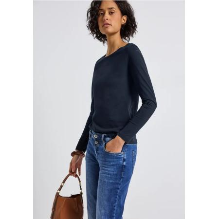 Street One Basic shirt met lange mouwen