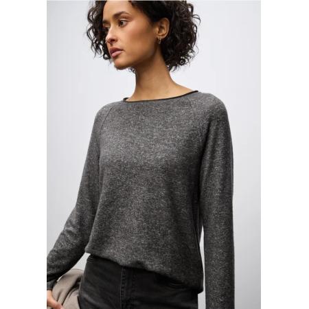 Street One Zacht gemêleerd shirt