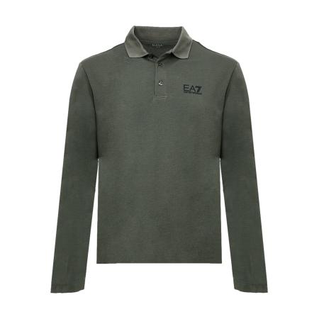 Emporio Armani EA7 Emporio Armani Shirt kaki / zwart