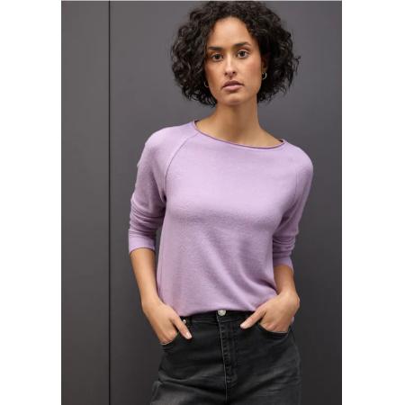 Street One Zacht gemêleerd shirt -