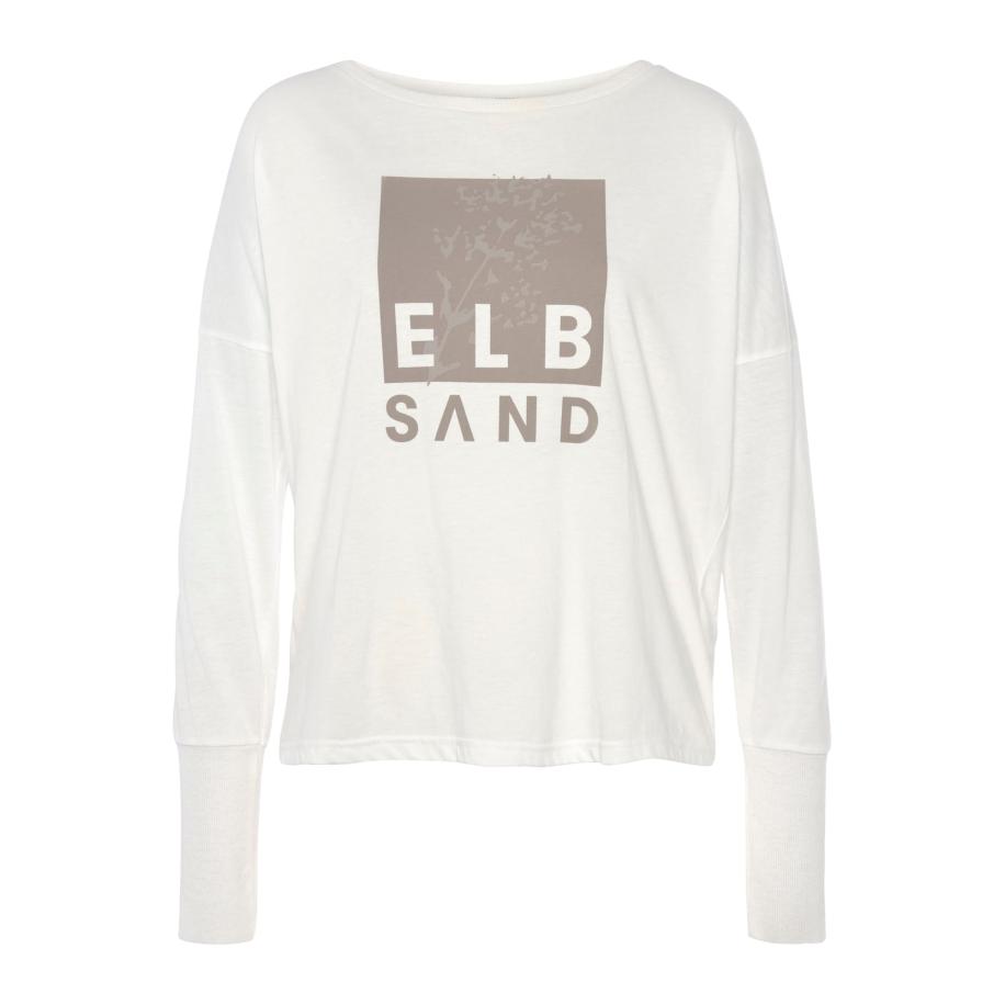 Elbsand Elbsand Shirt chamois / parelwit -