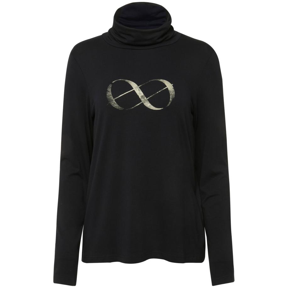 LAURASØN LAURASØN Shirt nachtblauw / grijs -