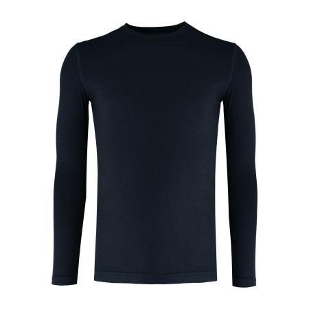 Marvelis Casual Longsleeve nachtblauw, Effen