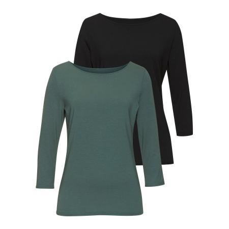 Lascana LASCANA Shirt smaragd / zwart