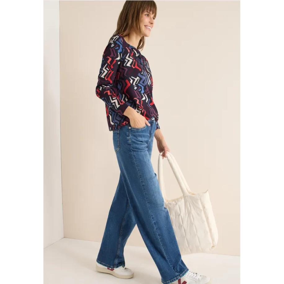 CECIL Shirt met patroon - Zwart