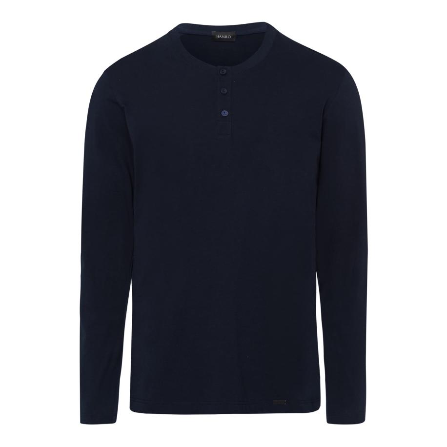 Hanro Hanro Shirt Living Shirts donkerblauw -