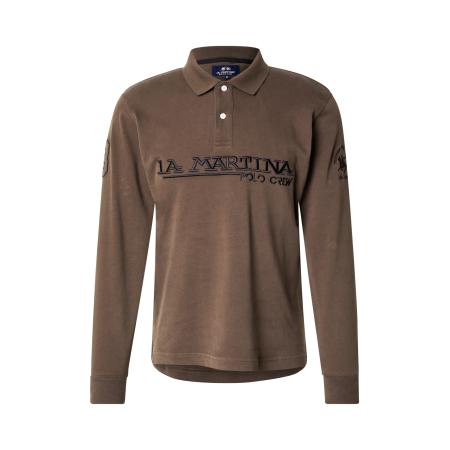 La Martina La Martina Shirt olijfgroen / zwart