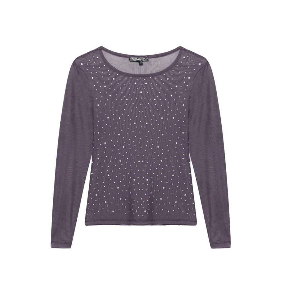 No Matter What No Matter What Shirt donkergrijs / transparant -