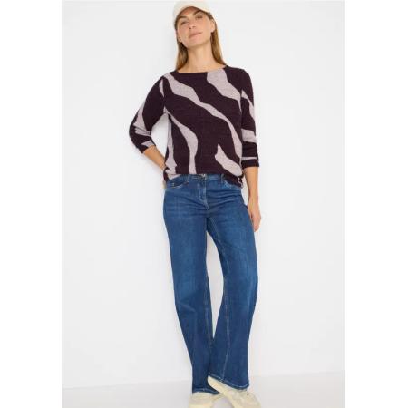 CECIL Shirt met verengaren patroon