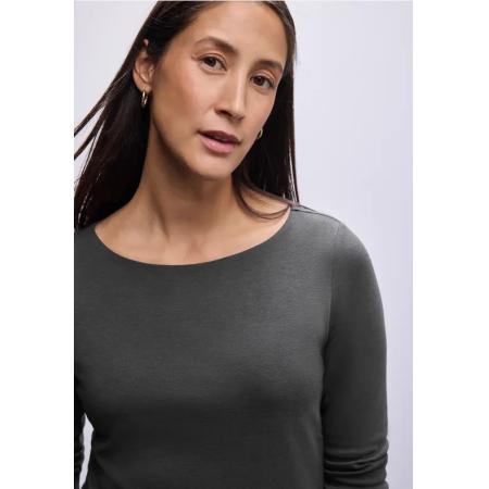 Street One Basic shirt met lange mouwen