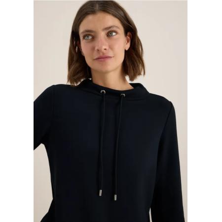 CECIL Shirt met trechtervormige hals