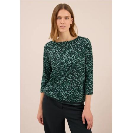 CECIL Shirt met geribde structuur