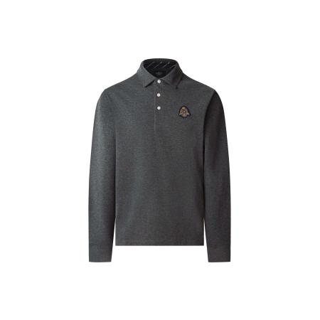 Hackett London Shirt Heritage donkergrijs