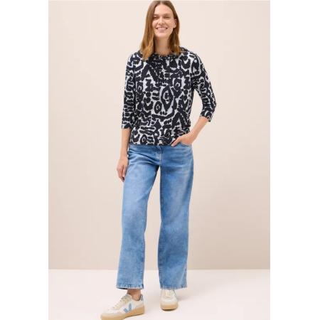 CECIL Gedessineerd shirt met capuchon