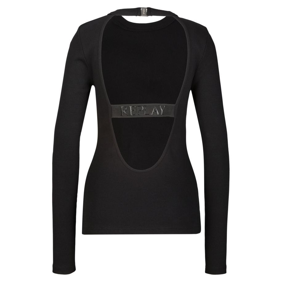 Replay REPLAY Shirt COSTINA zwart -